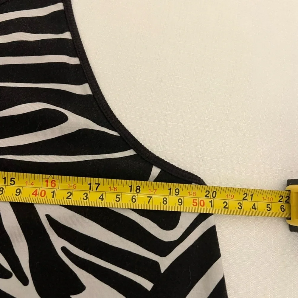 Free People Black and White Zebra Print Romper - Picture 5 of 9